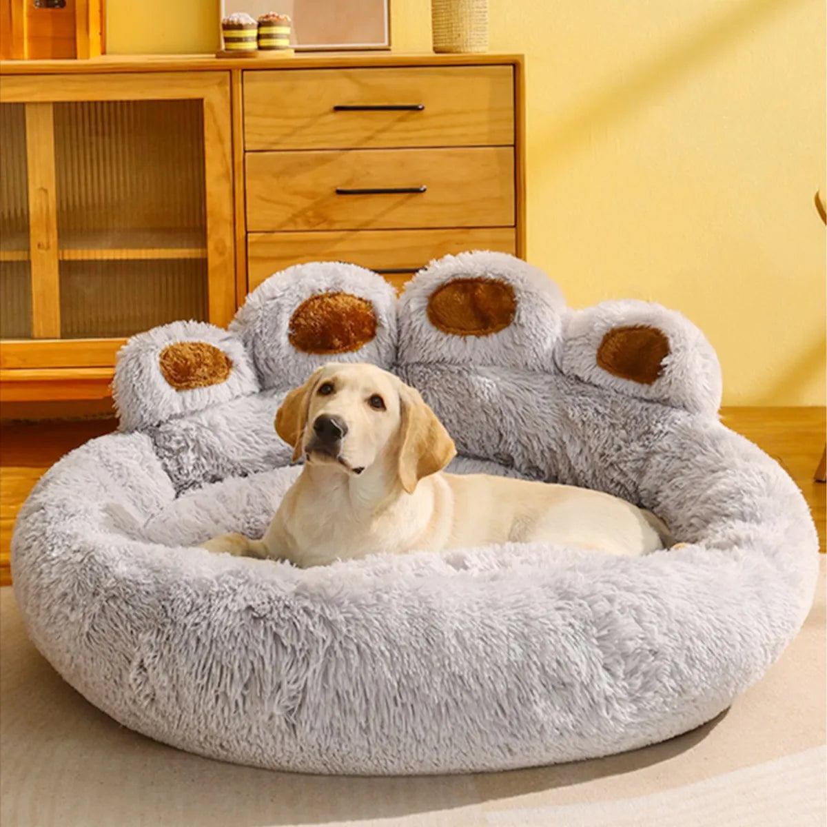 Canapé-lit pour niche pour animaux de compagnie